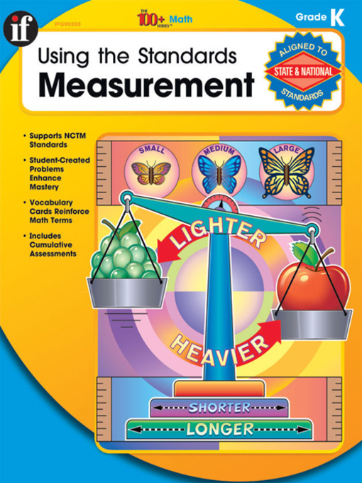 Title details for Using the Standards - Measurement, Grade K by Owen - Available